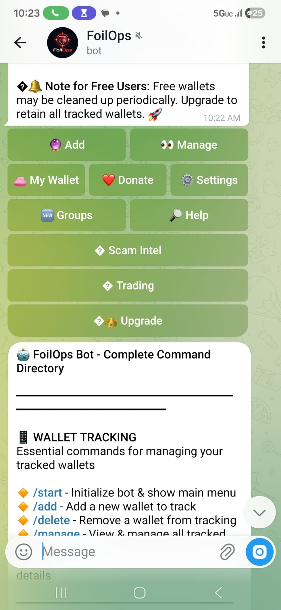 Flow tracing