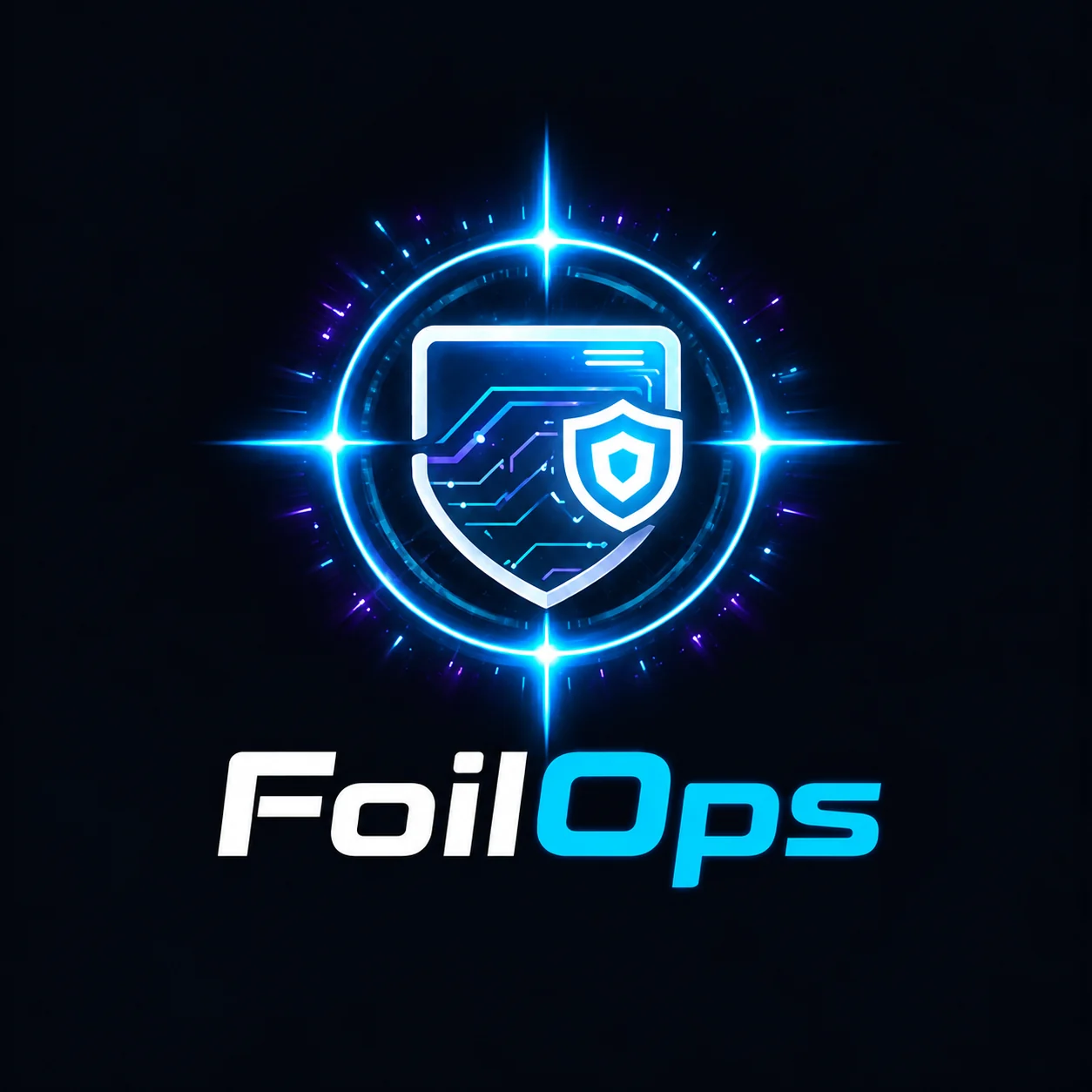 FOILOPS wallet security emblem